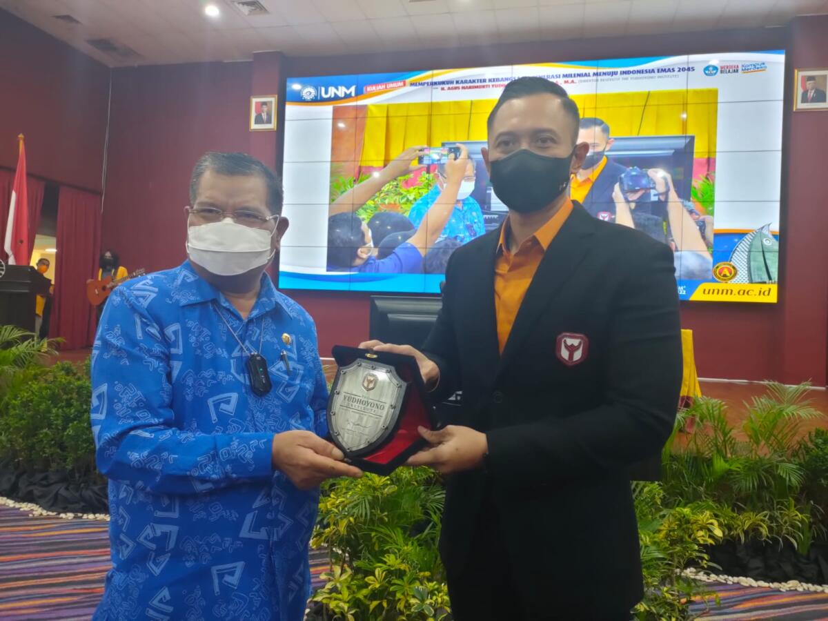 AHY Sebut Generasi Milenial di UNM Adalah SDM Unggul, Rektor: Kita Siap Kolaborasi