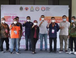 Pemda Provinsi Jabar Ikut Sukseskan Vaksinasi Massal Hari Penyiaran Nasional