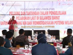 Pelabuhan Laut dan Bandar Udara Penting Sebagai Penghubung Sulbar dan Kalimantan