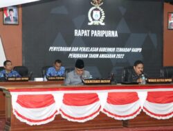 Pemprov Sulbar Serahkan Ranperda APBD Perubahan 2022