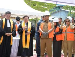 Peletakan Batu Pertama Pembangunan Gereja Toraja Mamuju