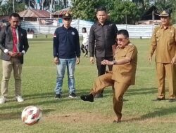 Bupati Majene Buka Turnamen Sepak Bola Pemuda Milenial Cup
