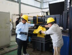 Mesin Insinerator Kerjasama Pemprov Sulbar dengan PT Wastek Diuji Coba di Papalang