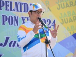 Gubernur Ridwan Kamil Kukuhkan Pelatda Babak Kualifikasi PON XXI Tahun 2024  Jabar targetkan “hattrick” juara umum PON