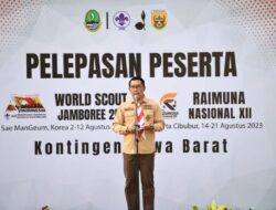 Wakili Indonesia di Jambore Pramuka Dunia, Ridwan Kamil Lepas Kepergian Kontingen Jabar