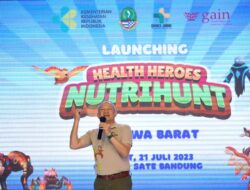 Sekda Setiawan Luncurkan Aplikasi Health Heroes Nutrihunt Se-Jawa Barat