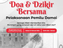 Pemprov Sulbar Ajak ASN dan Masyarakat Hadiri Dzikir dan Doa Bersama Untuk Kesuksesan Pemilu 2024