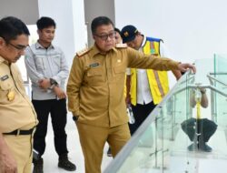 Idris Tinjau Finalisasi Pembangunan Kantor Gubernur Sulba