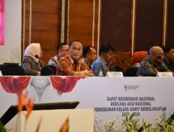Hadir Rakor RAN Sawit, Pj Gubernur Sulbar: Semoga DBH Sawit Segera Direalisasikan
