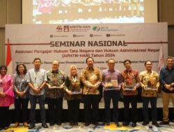 Pj Gubernur Sulbar Menjadi Narasumber Seminar Nasional APHTN-HAN 2024 di Makassar