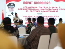 Rakor Pengelolaan Anggaran Pilkada, Pj Gubernur Ingatkan Penggunaannya Sesuai Aturan