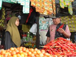 Pj Gubernur Bahtiar Tinjau Harga Komoditas di Pasar dan Laksanakan Gerakan Pangan Murah