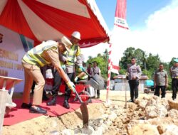 Gubernur Hadiri Ground Breaking Perumahan Bersubsidi Bagi PNPP Polda Sulbar