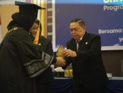 Hadiri Wisuda 490 Mahasiswa Universitas Terbuka, Ini Pesan Wagub Sulbar