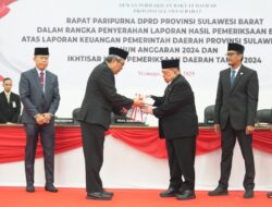 LKPD Pemprov Sulbar 2024 Raih WTP, Wagub: Target Kami WTP Tanpa Catatan