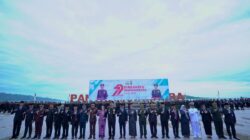 Gubernur Sulbar Apresiasi HUT Bhayangkara di Anjungan Pantai Manakarra