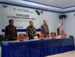 Kominfo Sulbar dan Komisi Informasi  Sosialisasi KIP di Mamuju Tengah