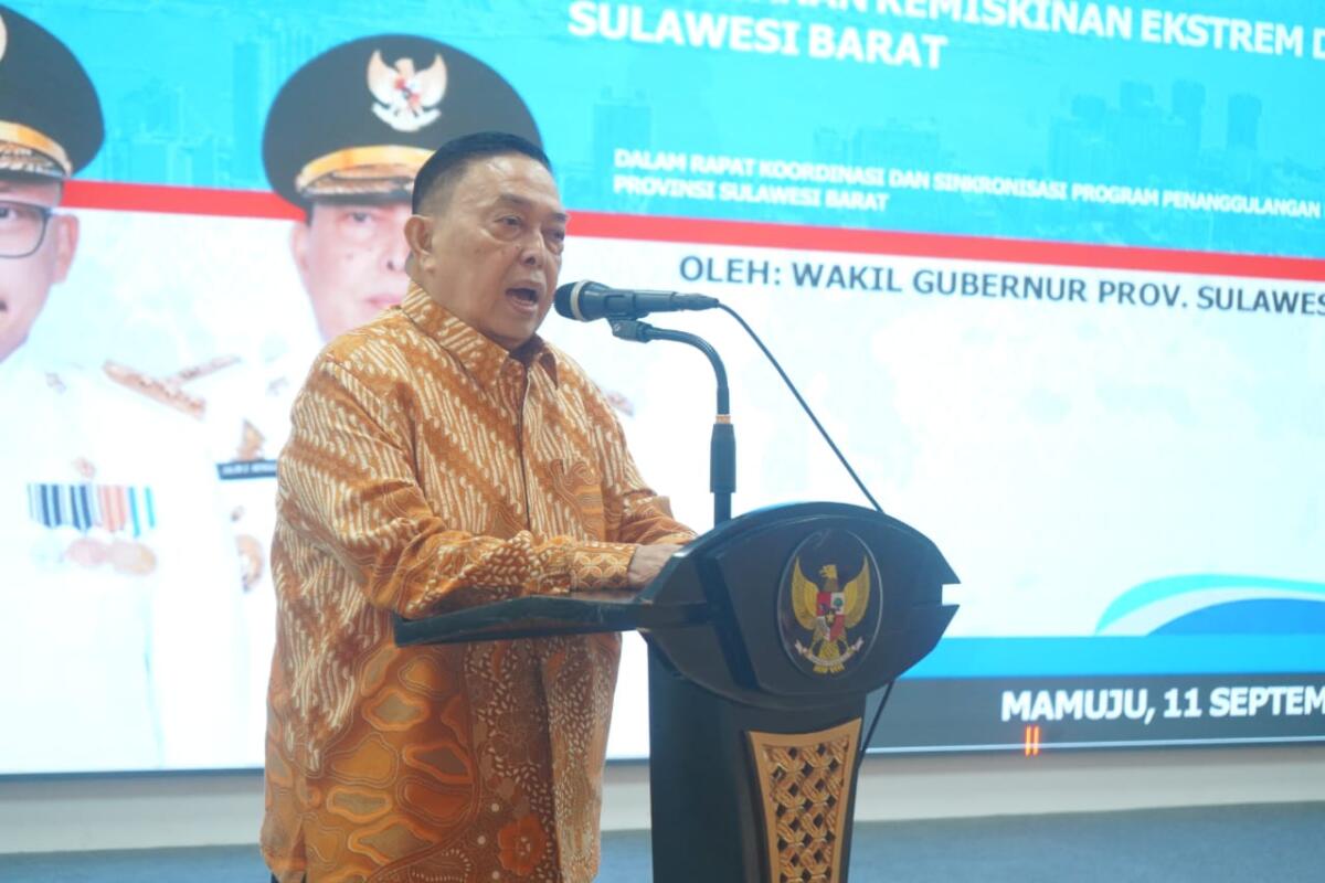 Wagub Sulbar Tekankan Kolaborasi Multisektor Penanggulangan Kemiskinan