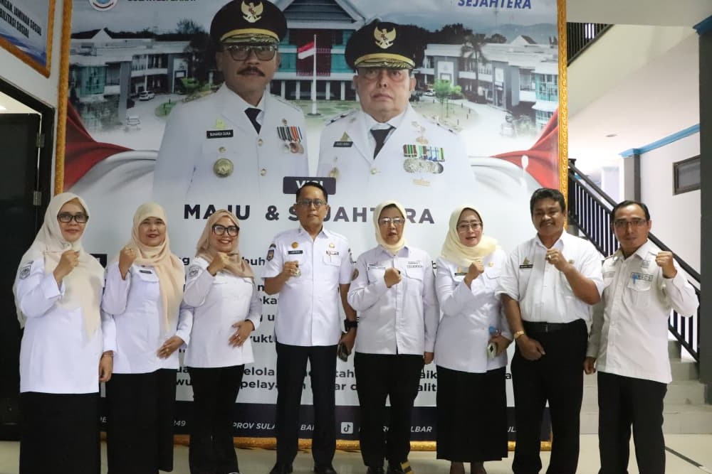 Sekda Sulbar Sidak Dinsos P3A dan PMD, Dorong Peningkatan Tata Kelola Pemerintahan