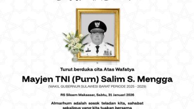 Wakil Gubernur Salim S Mengga Wafat di RS Siloam Makassar, Gubernur Sulbar Sampaikan Duka Mendalam