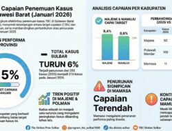 Sulbar Perkuat Penemuan dan Penanganan Kasus TBC 2026