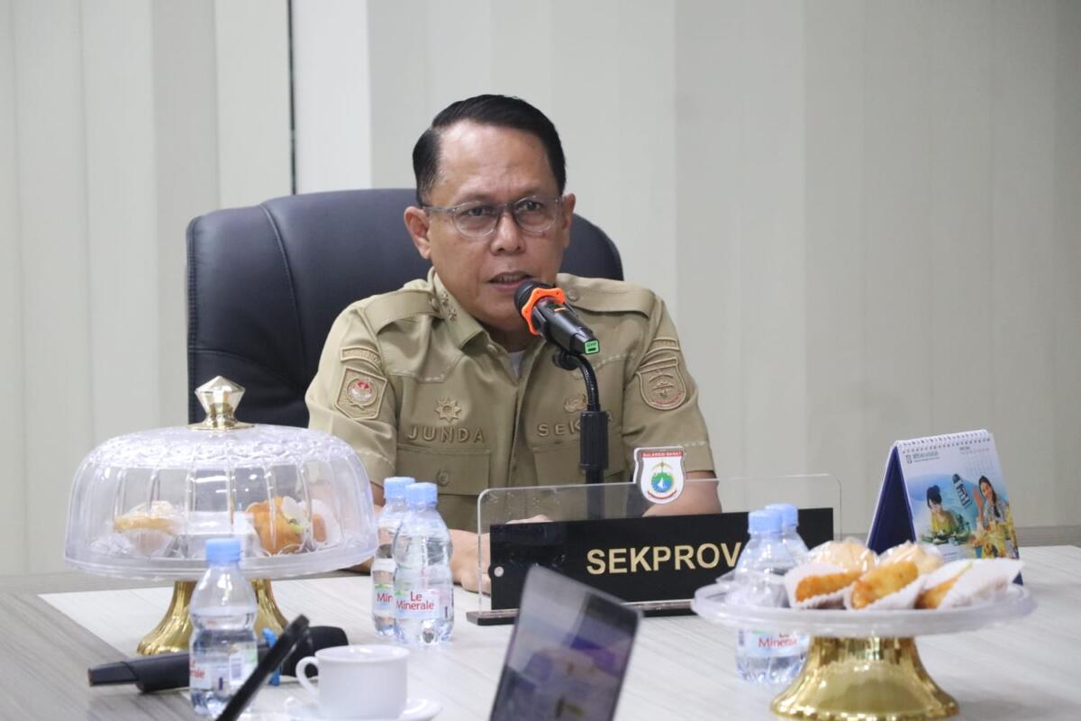 Sekprov Sulbar Pimpin Rakor Koordinasi Pelaksanaan Kegiatan Strategis